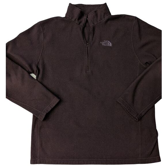 North Face Mens Fleece Sweatshirt Sz L Zip Up Pullover Soft Comfort Glacier Blue - Picture 1 of 10